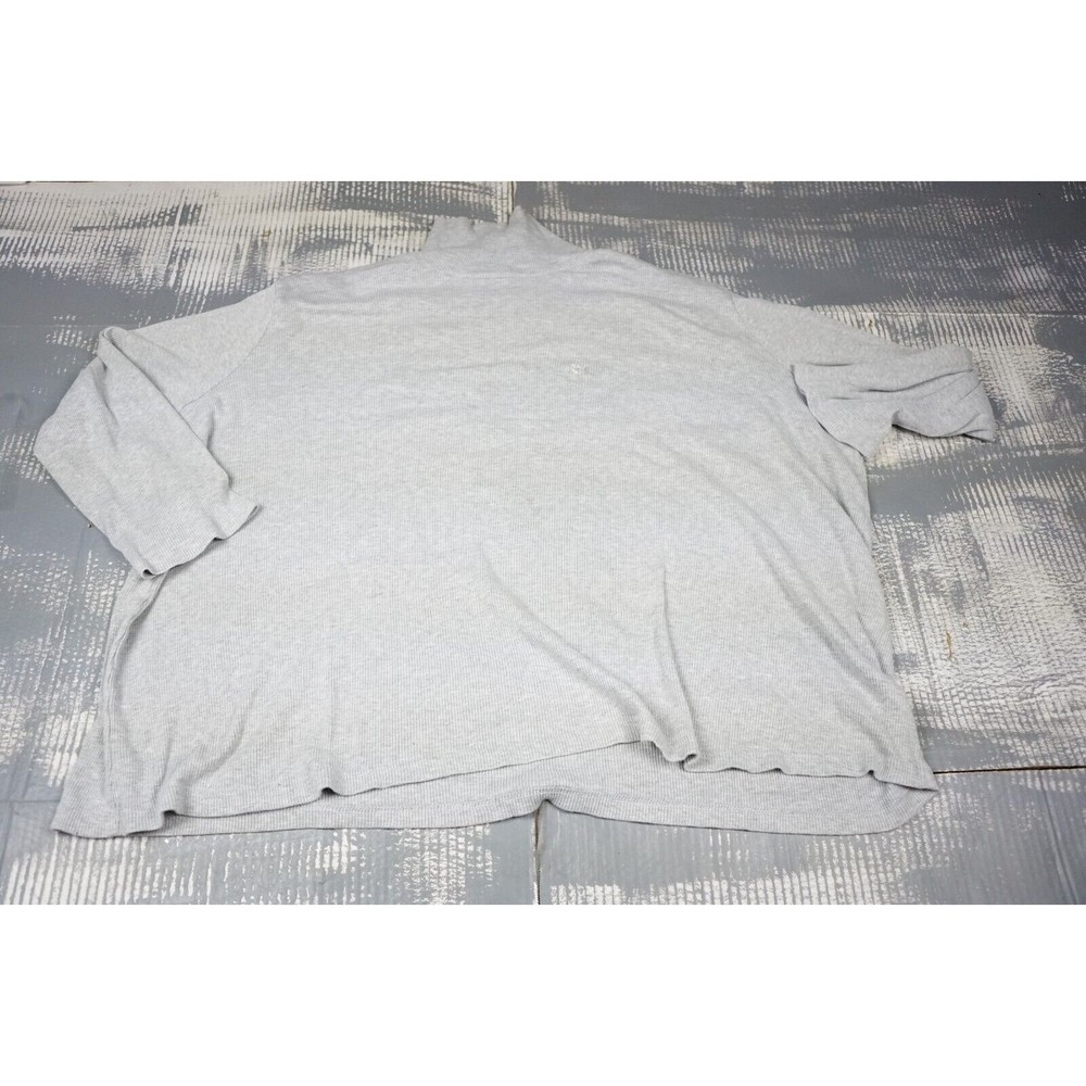 Woman Within top womans 5x gray ribbed long sleeve turtle neck stretch loose
